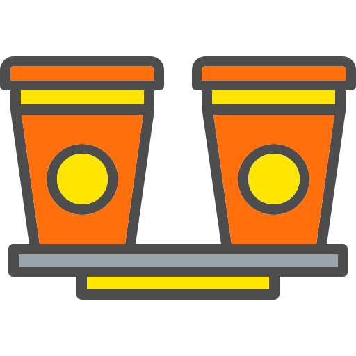 Cups Generic Outline Color icon