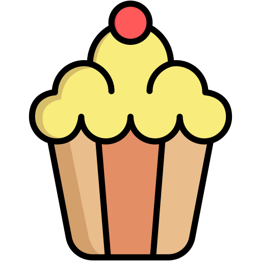 muffin Generic Outline Color icon