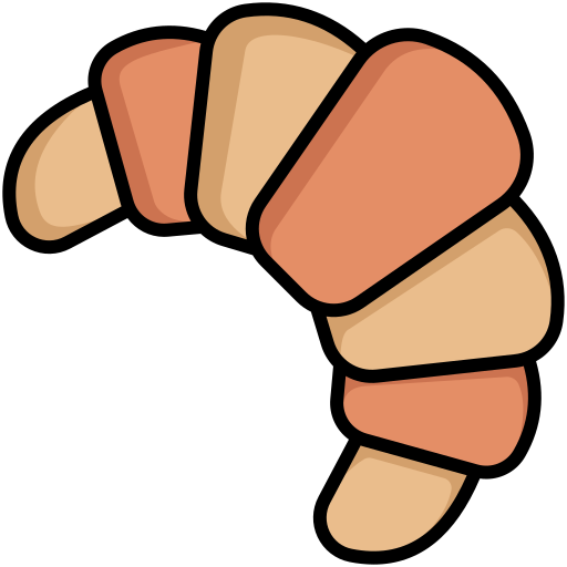 croissant Generic Outline Color icon