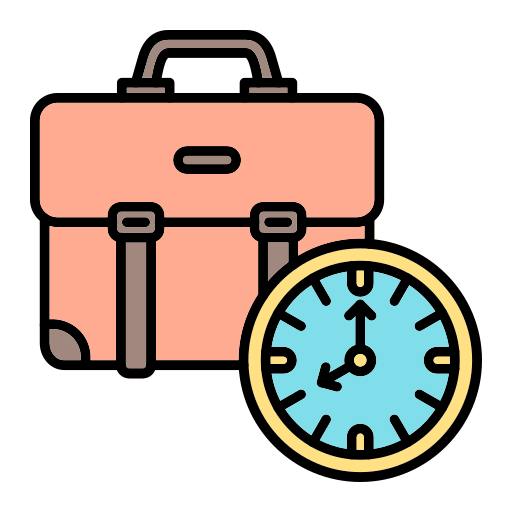 Working hours Generic Outline Color icon