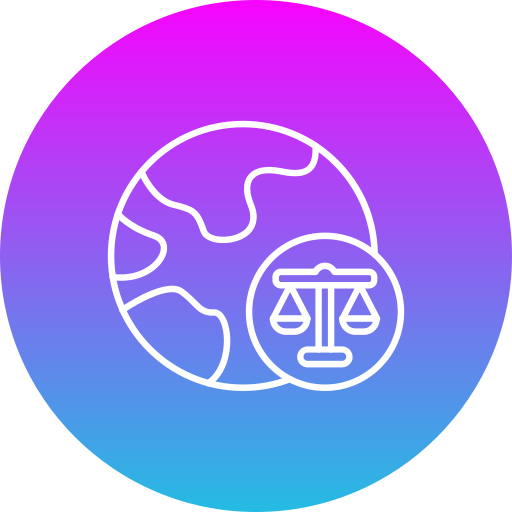 Global laws Generic Flat Gradient icon