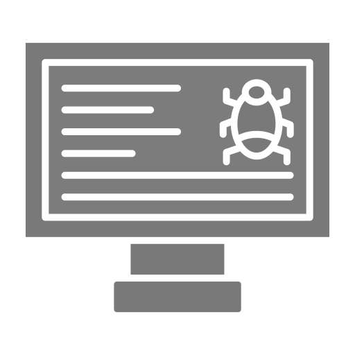 cyberkriminalität Generic Grey icon