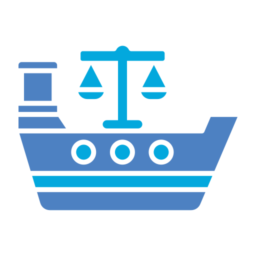Maritime laws Generic Blue icon