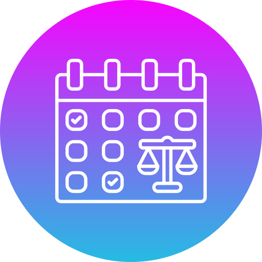 calendrier Generic Flat Gradient Icône