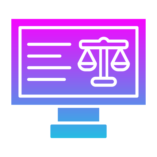 online rechtbank Generic Flat Gradient icoon