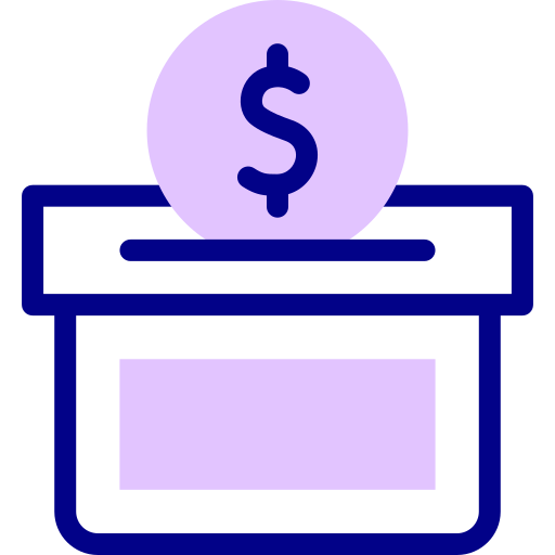 募金活動 Detailed Mixed Lineal color icon