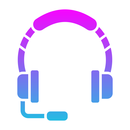 Headphones Generic Flat Gradient icon