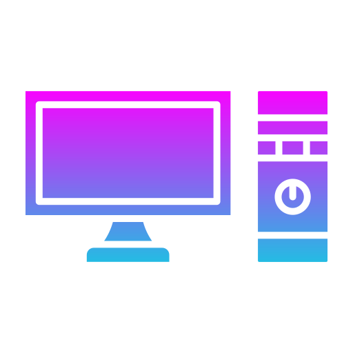 computador Generic Flat Gradient Ícone