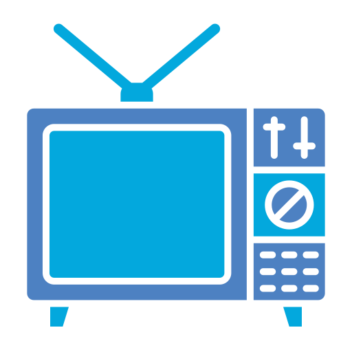 televisão Generic Blue Ícone