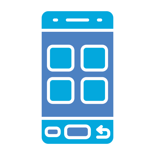 Smartphone Generic Blue icon