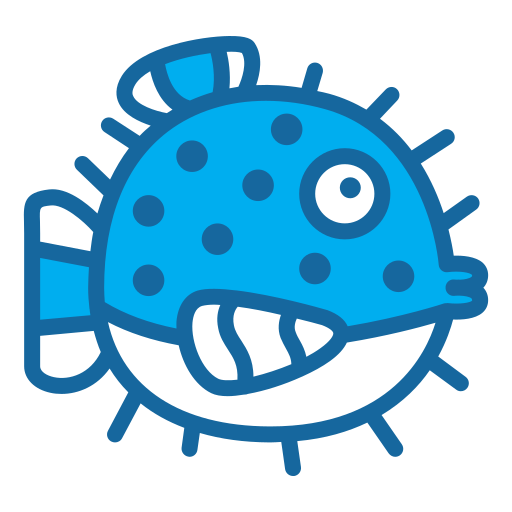 pez globo Generic Blue icono