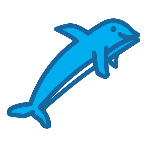 dolfijn Generic Blue icoon