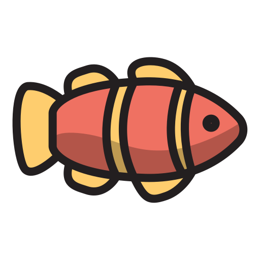 peixe-palhaço Generic Outline Color Ícone