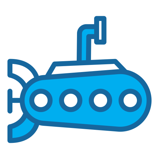 Łódź podwodna Generic Blue ikona