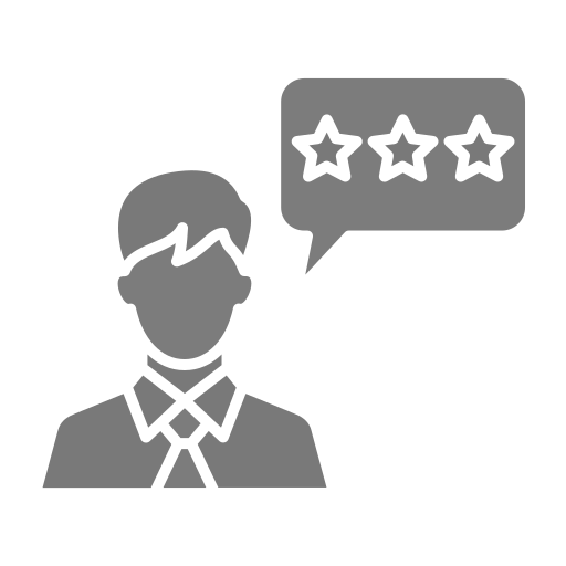 customer review Generic Grey icono