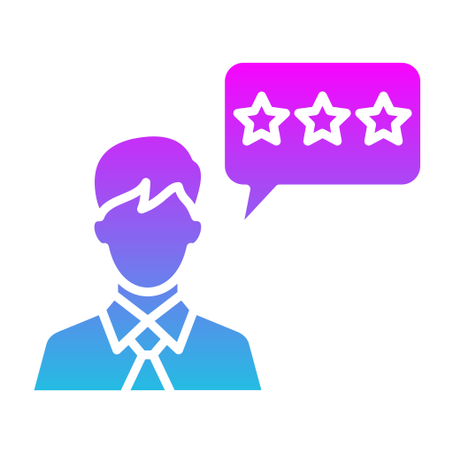 Customer review Generic Flat Gradient icon