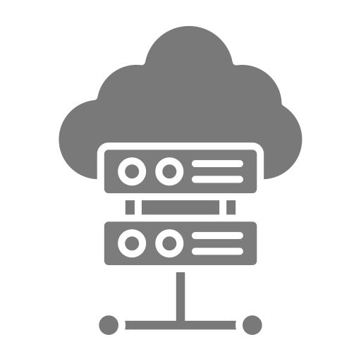 Облачный сервер Generic Grey иконка