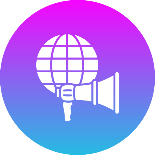 Global marketing Generic Flat Gradient icon