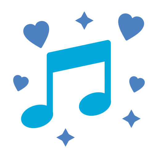 notas musicales Generic Blue icono