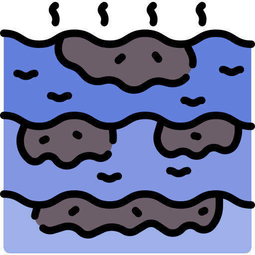 水質汚染 Special Lineal color icon