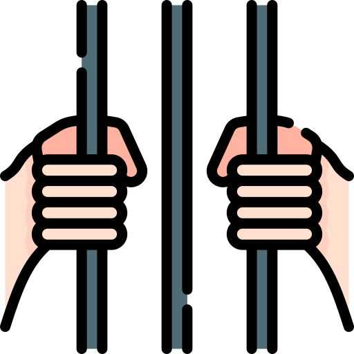 cella di prigione Special Lineal color icona