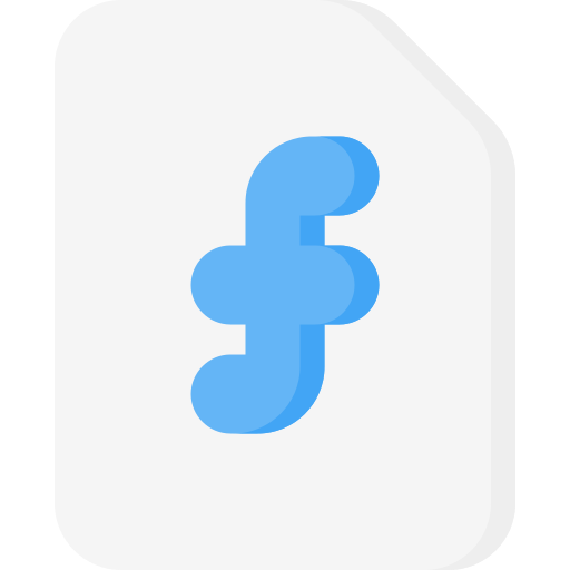 schriftart Generic Flat icon