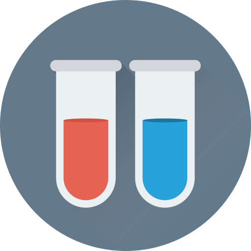 Test tubes Generic Flat Gradient icon