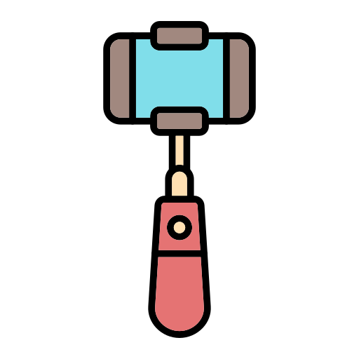 selfie-stick Generic Outline Color icoon