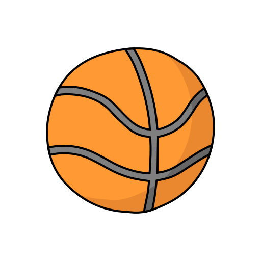 Мяч Generic Thin Outline Color иконка