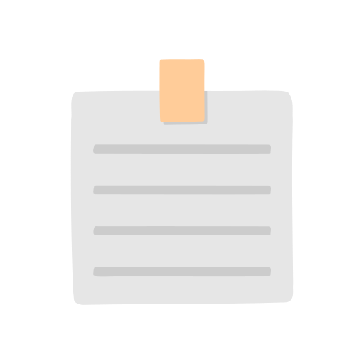 nota adhesiva Generic Flat icono