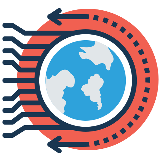 globales netzwerk Generic Rounded Shapes icon
