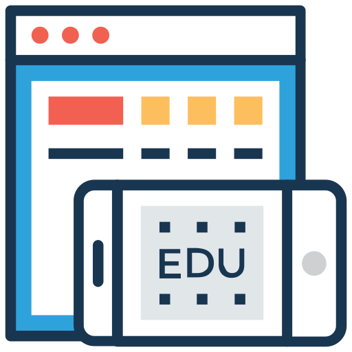 Online education Generic Rounded Shapes icon