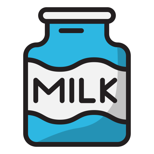 mleko Generic Outline Color ikona