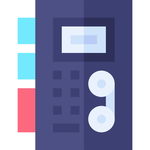 Dictaphone Basic Straight Flat icon