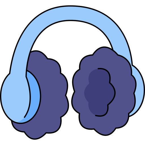 Earmuffs Generic Thin Outline Color icon