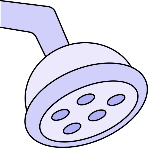 Shower Generic Thin Outline Color icon