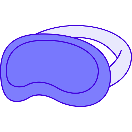 Sleeping mask Generic Thin Outline Color icon