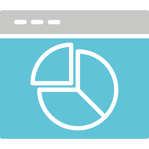 diagramme circulaire Generic Blue Icône