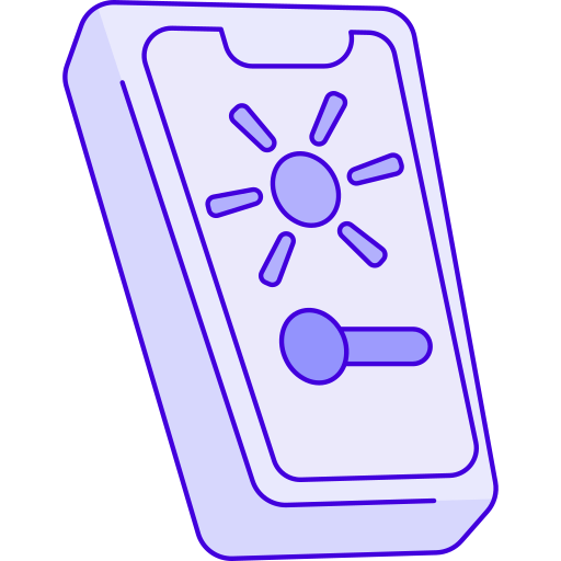 소등 Generic Thin Outline Color icon