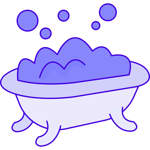 bañera Generic Thin Outline Color icono