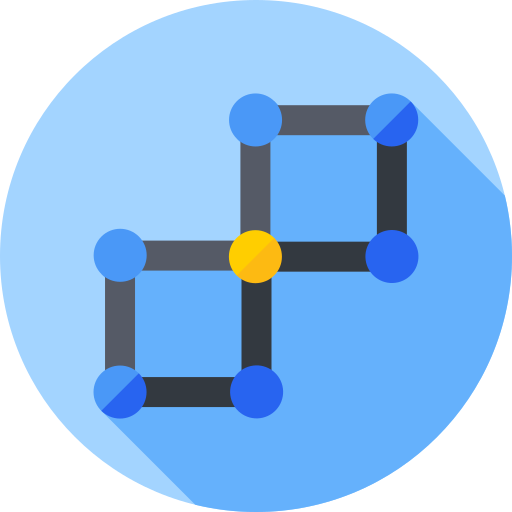 struktura Flat Circular Flat ikona