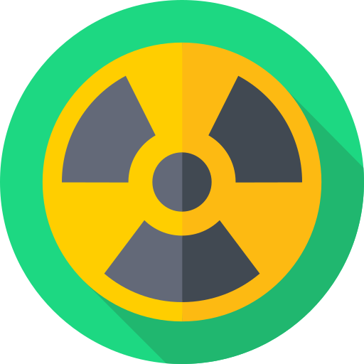 nuclear Flat Circular Flat icono