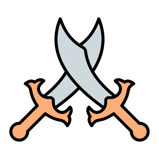 sword Generic Outline Color icon