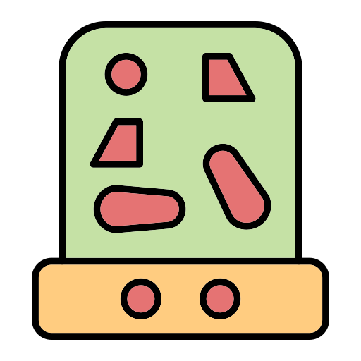 pinball Generic Outline Color icono