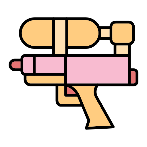 Water Gun Generic Outline Color icon