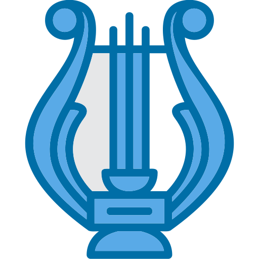 Lyre Generic Blue icon