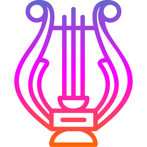 Lyre Generic Gradient icon