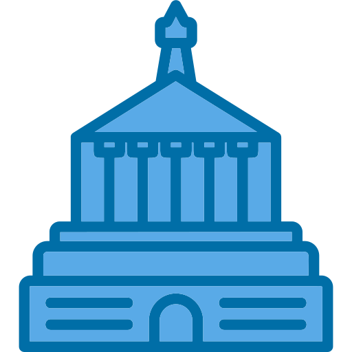 mausoleo de halicarnaso Generic Blue icono