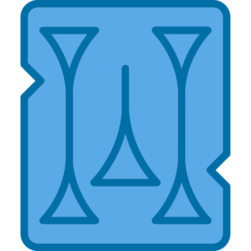 언어 Generic Blue icon