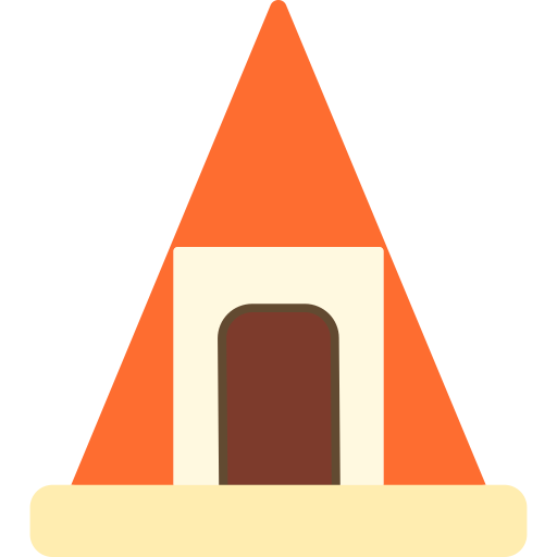 pirâmides da núbia Generic Flat Ícone
